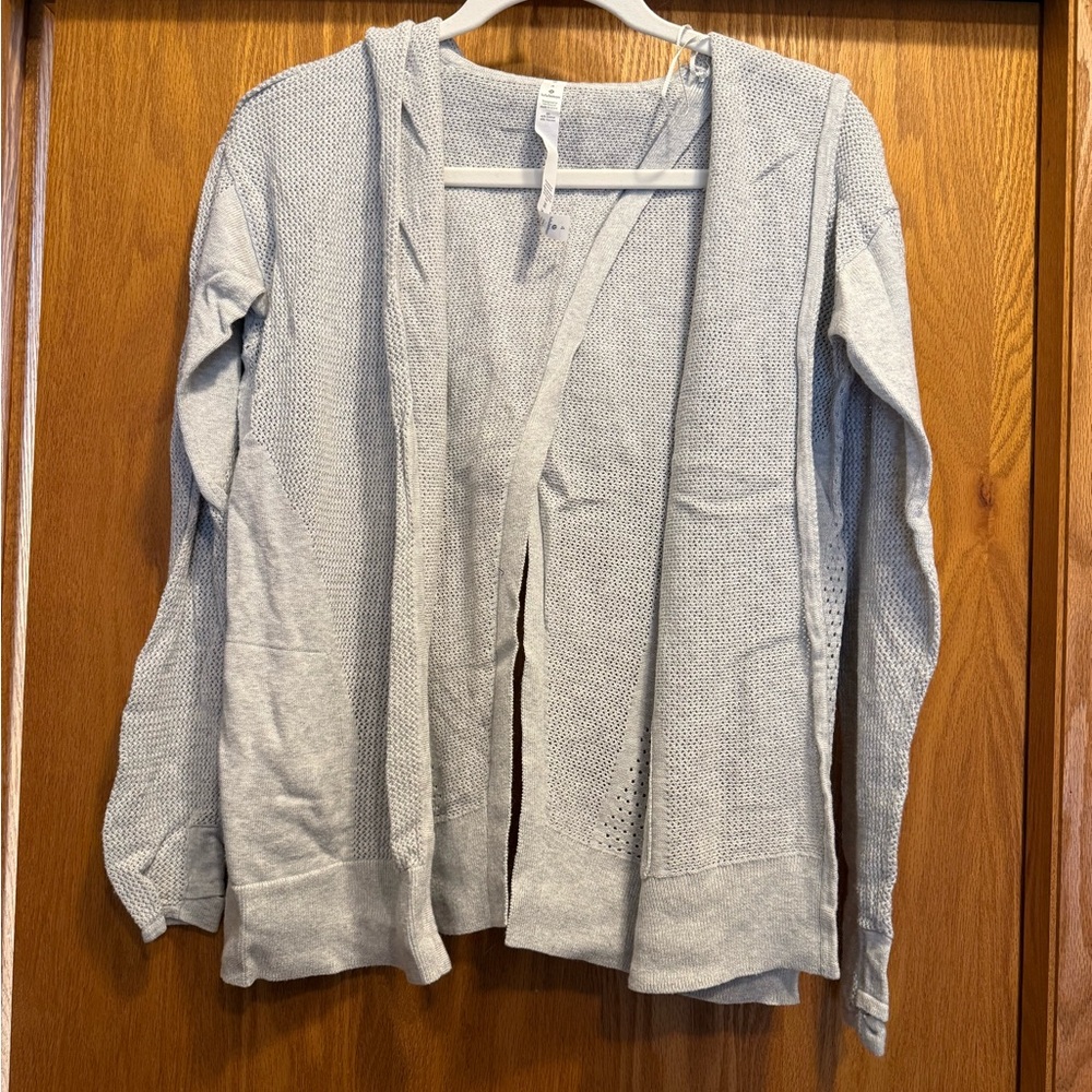 Lululemon Athletica Light Gray Cardigan